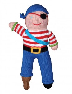 Loving this adorable pirate rattle from Zubels