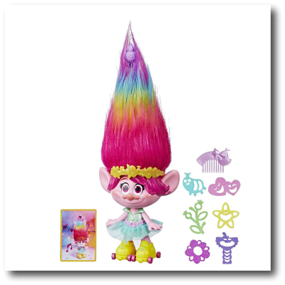 Celebrate Trolls The Beat Goes on With Party Hair Poppy #DWTrollsTV ...